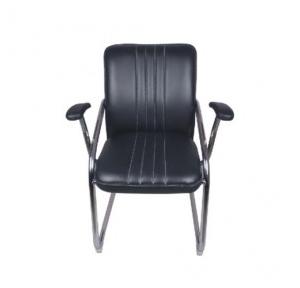 0281 MB Black Invitado Mid Back Guest Chair